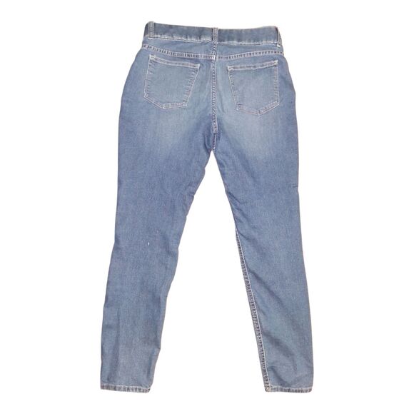 Lee Women’s Pull-On Slim Straight Mid Rise Jeans Size Small - Picture 4 of 8